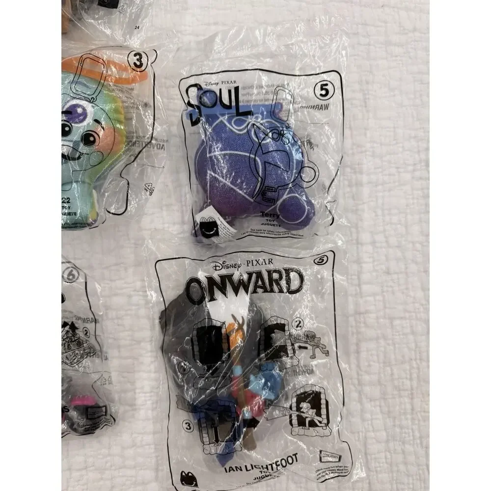 McDonald's Happy Meal Toys Lot Disney Pixar Soul & Onward Sealed